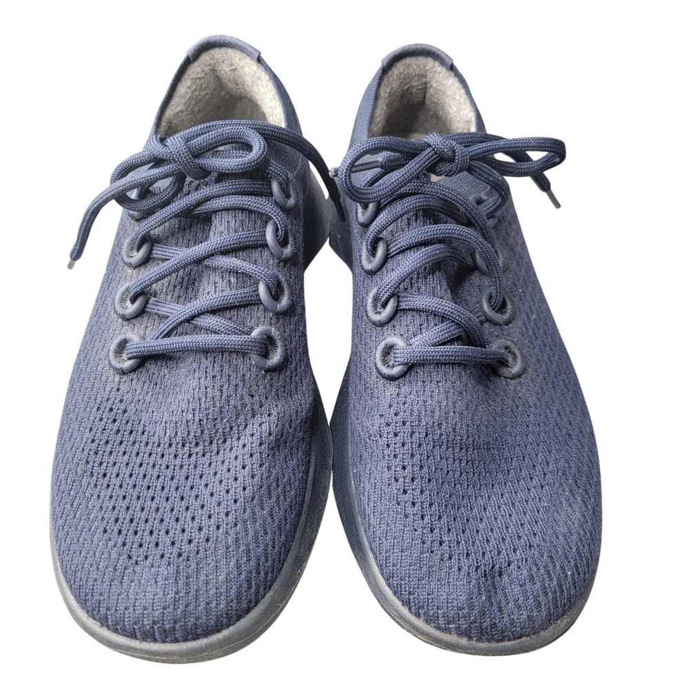 Allbirds Tree Dasher Navy‎ Blue Eucalyptus Running Shoes Mens 8.5 Womens 10